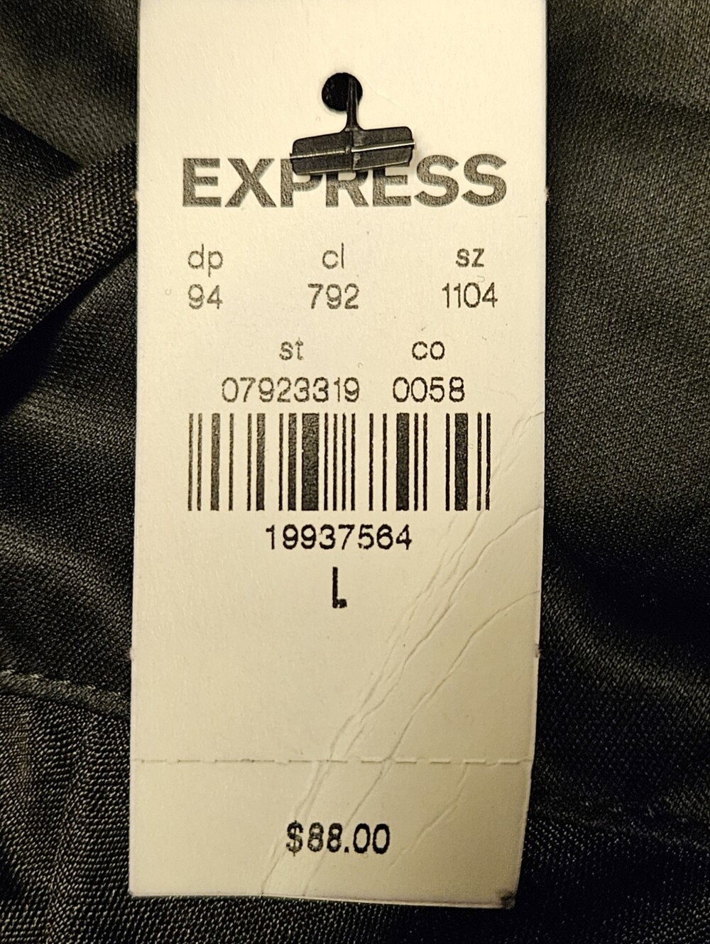Express Jumpsuit Black Wide Leg Size Large New - Picture 11 of 14
